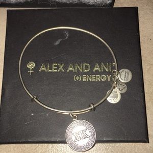Sigma Kappa Alex and Ani charm bracelet.